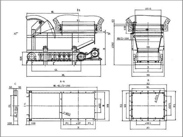 扇形閥門帶式（甲帶）給料機(jī)的承載能力較強(qiáng)、噪音低、整機(jī)使用壽命長